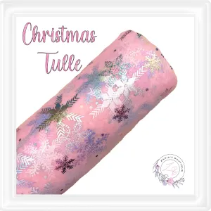 ⋅ Christmas Snowflake Tulle ⋅