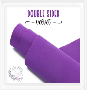 ⋅  Double-Sided Velvet  ⋅  PURPLE ⋅ 0.88mm  ⋅
