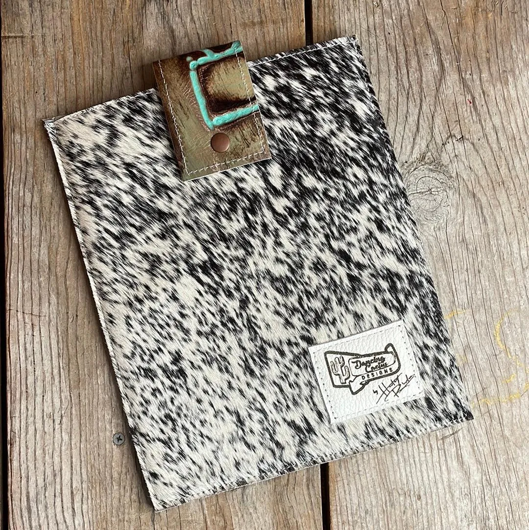 13'' Tablet Sleeve - B&W Speckle w/ Patina Brands