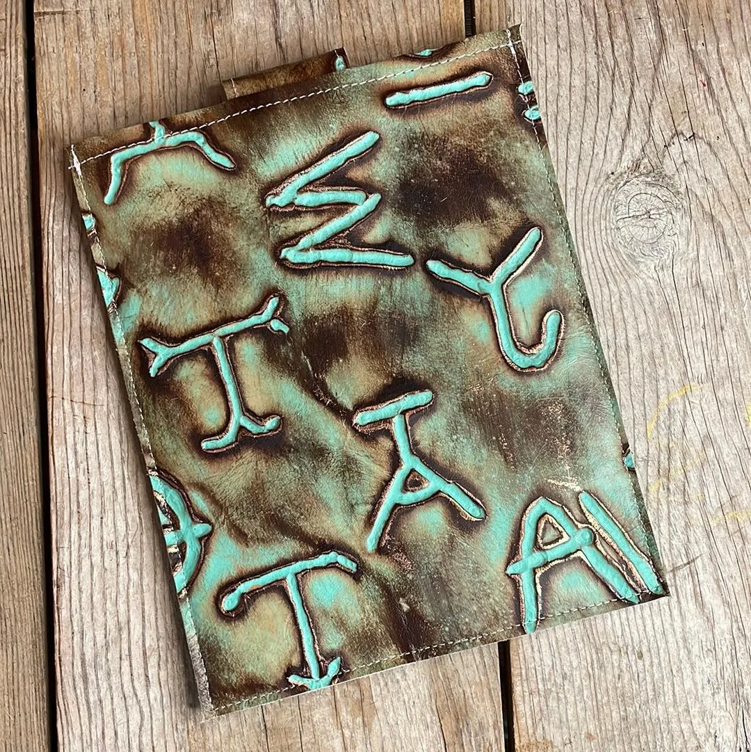 13'' Tablet Sleeve - B&W Speckle w/ Patina Brands