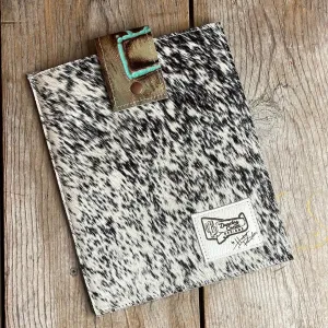 13'' Tablet Sleeve - B&W Speckle w/ Patina Brands