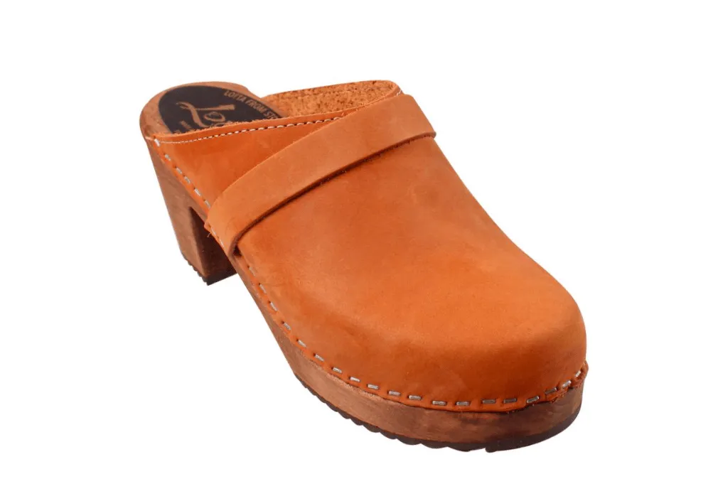 131 Highwood Clog | Brown Oiled Nubuck