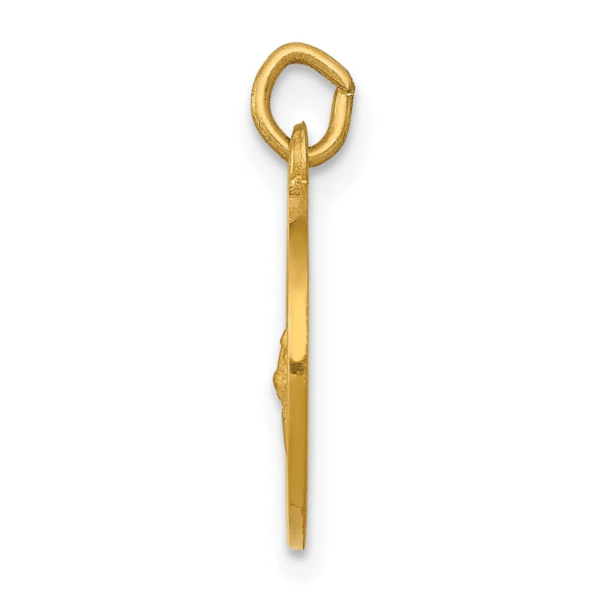 14k Yellow Gold Saint Gerard Medal Pendant