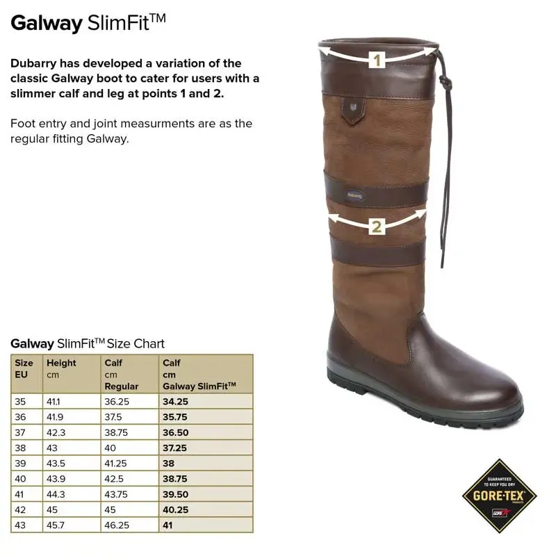 30% OFF - DUBARRY Galway SlimFit™ Country Boots - Walnut