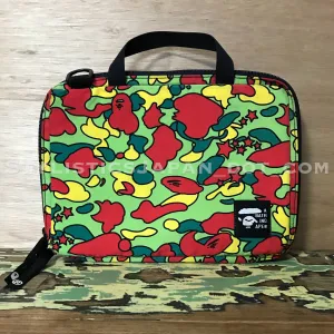 A Bathing Ape Bape Psyche Camo Tablet Case Red