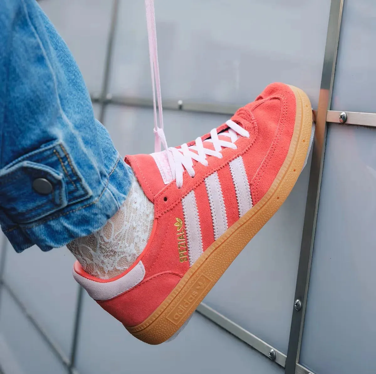 Adidas Handball Spezial Bright Red Clear Pink