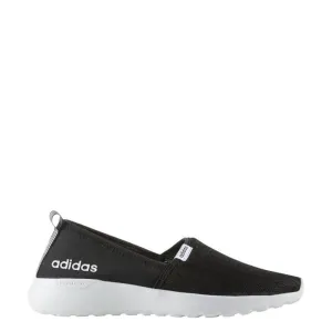 Adidas Women's Black White CF Lite Racer Cloudfoam Slip On Sneaker Shoes