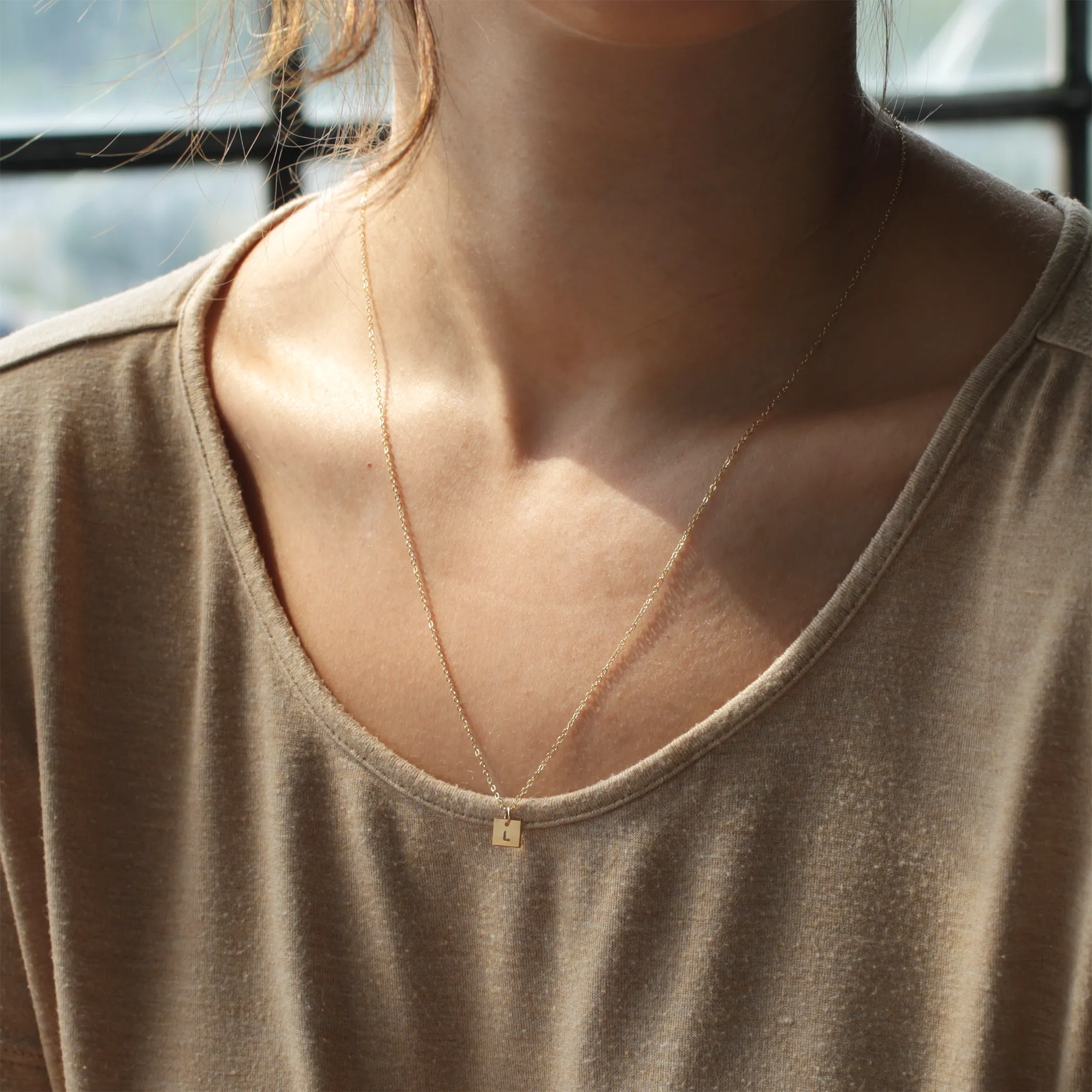 Alma Tag Necklace