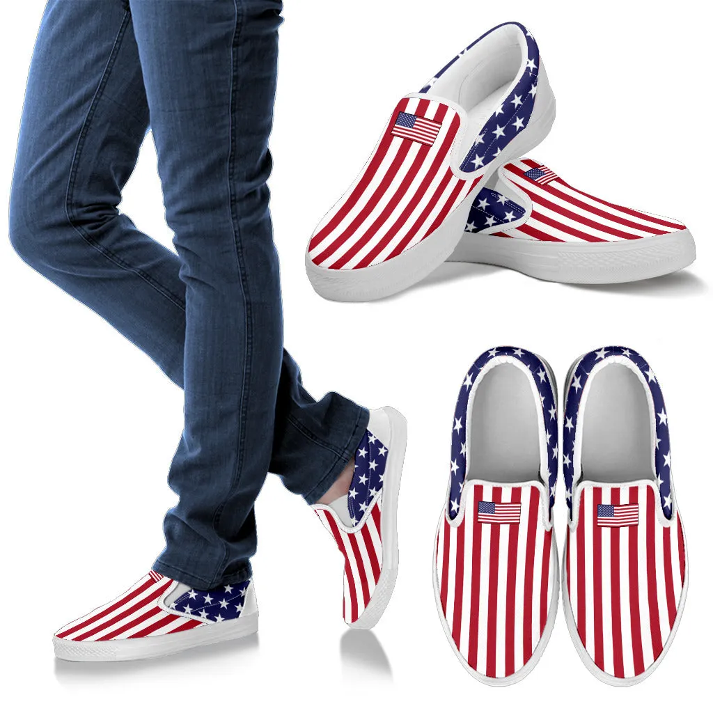 America Women's Slip Ons