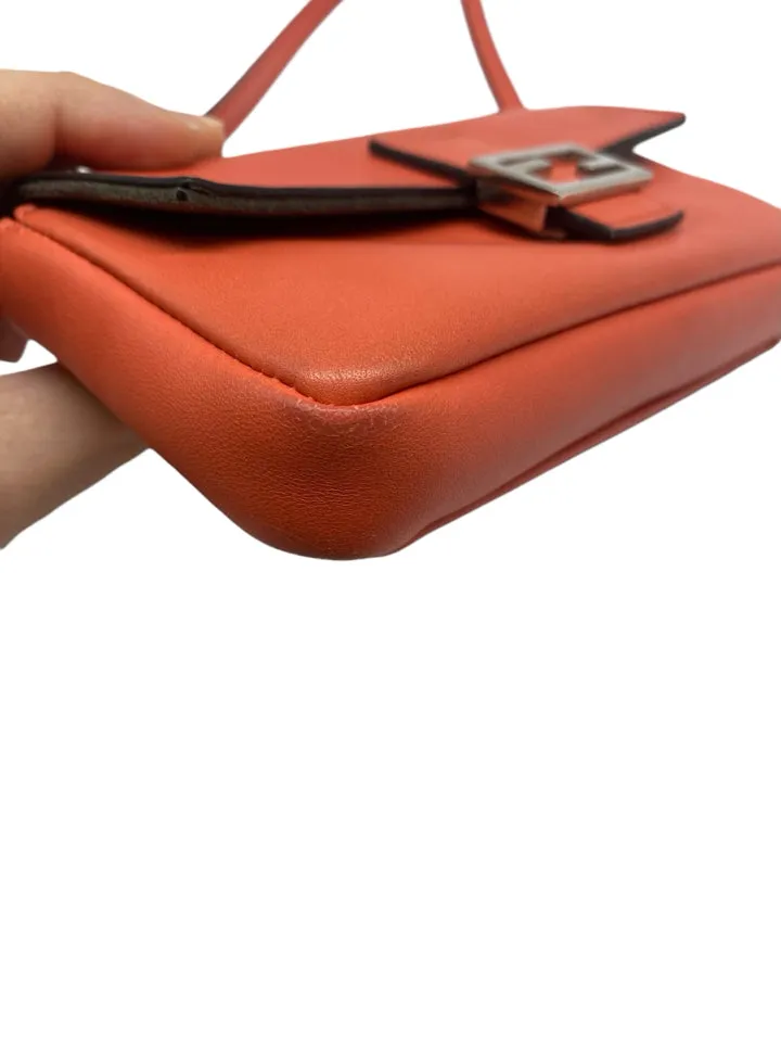 AS IS Fendi Nappa Micro Baguette