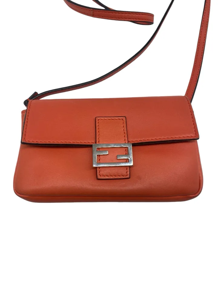 AS IS Fendi Nappa Micro Baguette