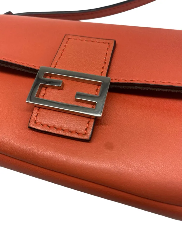 AS IS Fendi Nappa Micro Baguette