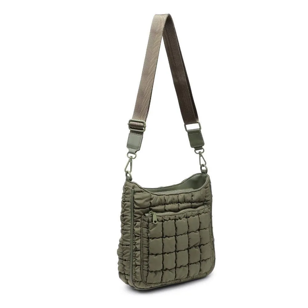 Aura Quilted Nylon Puffer Crossbody