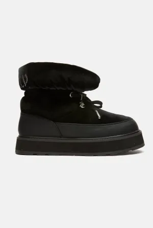 BLACK ULTRA VELOUR ALPINE BOOT