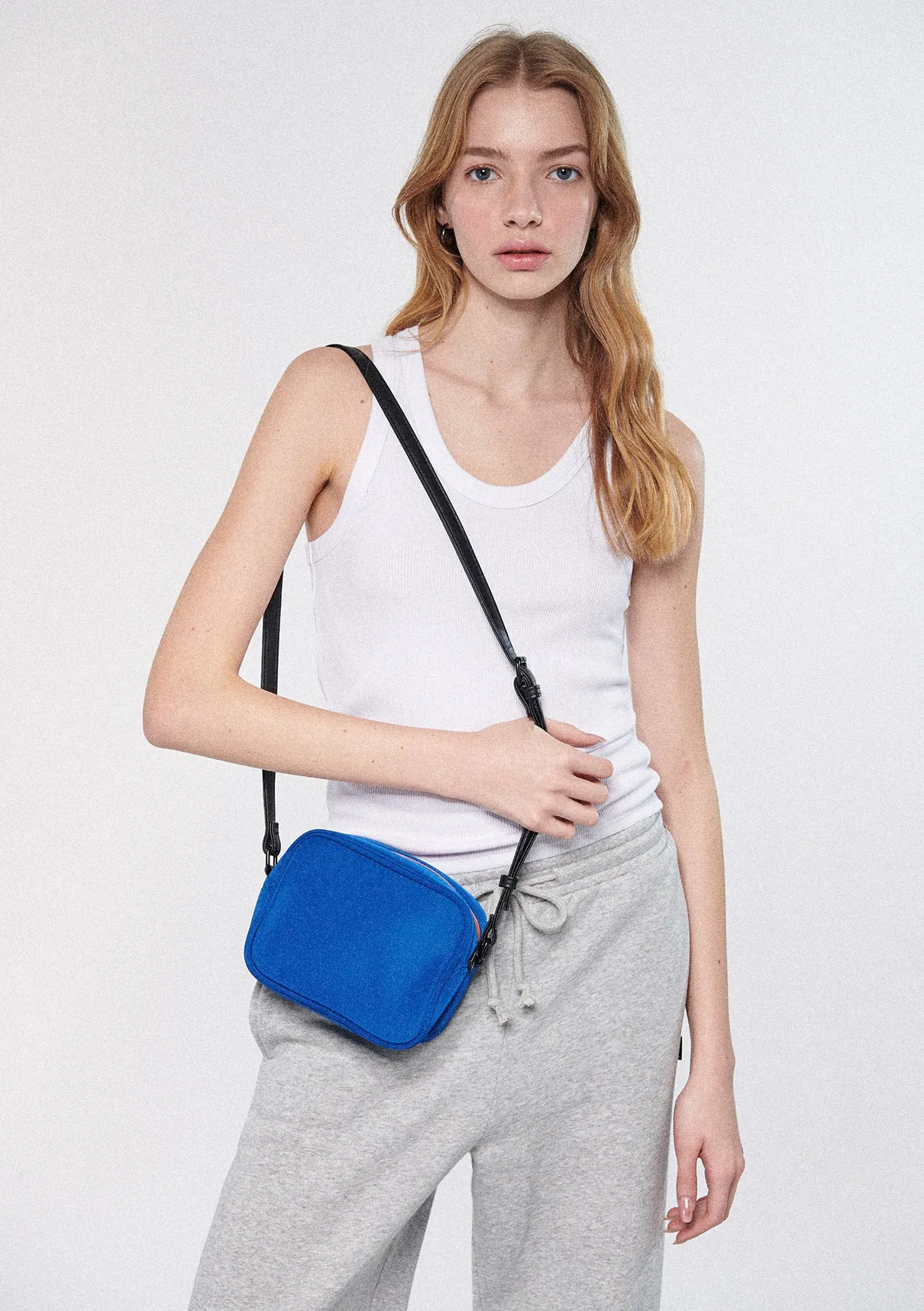 Blue Messenger Bag