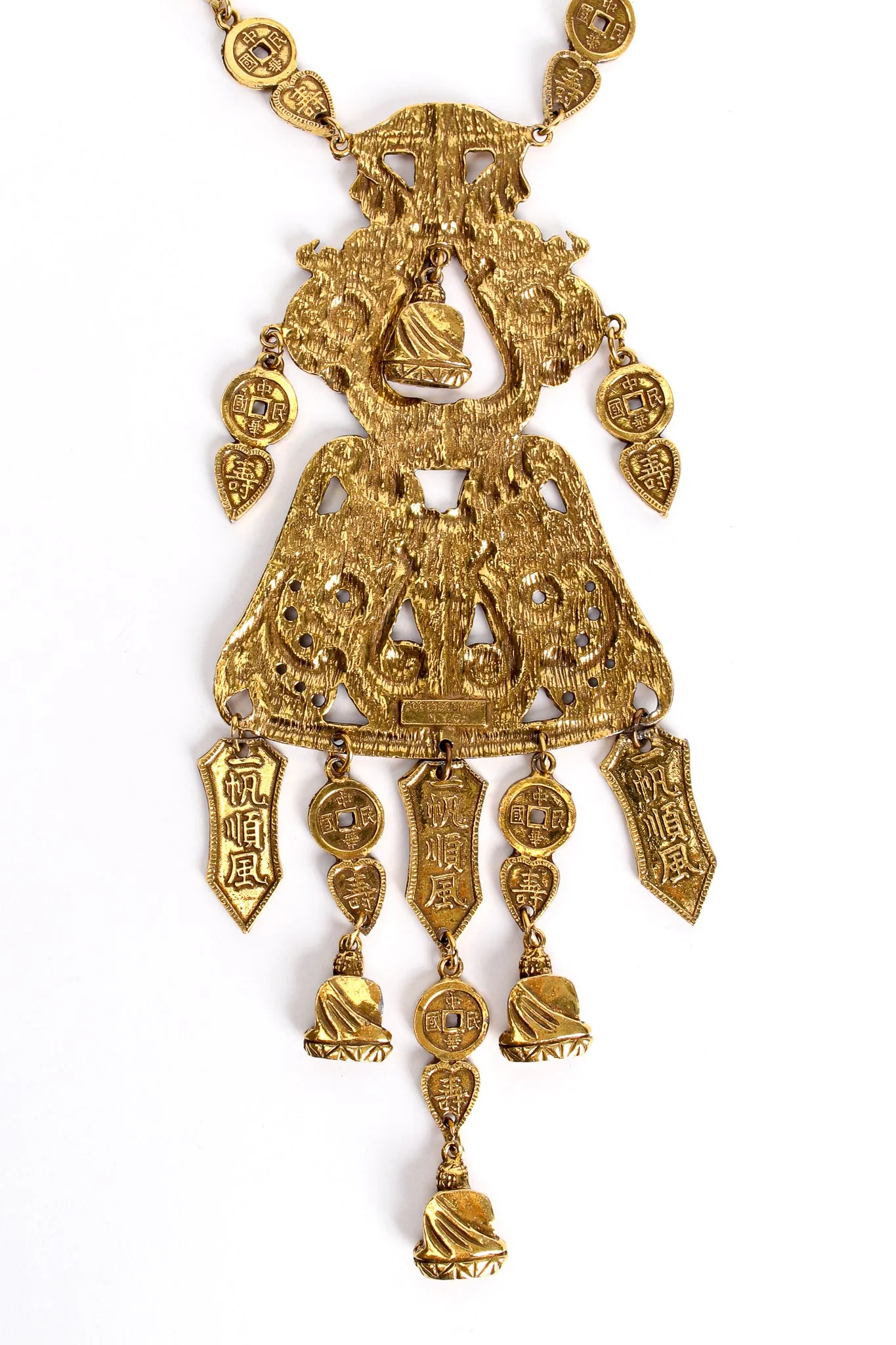 Buddha Scroll Plate Pendant