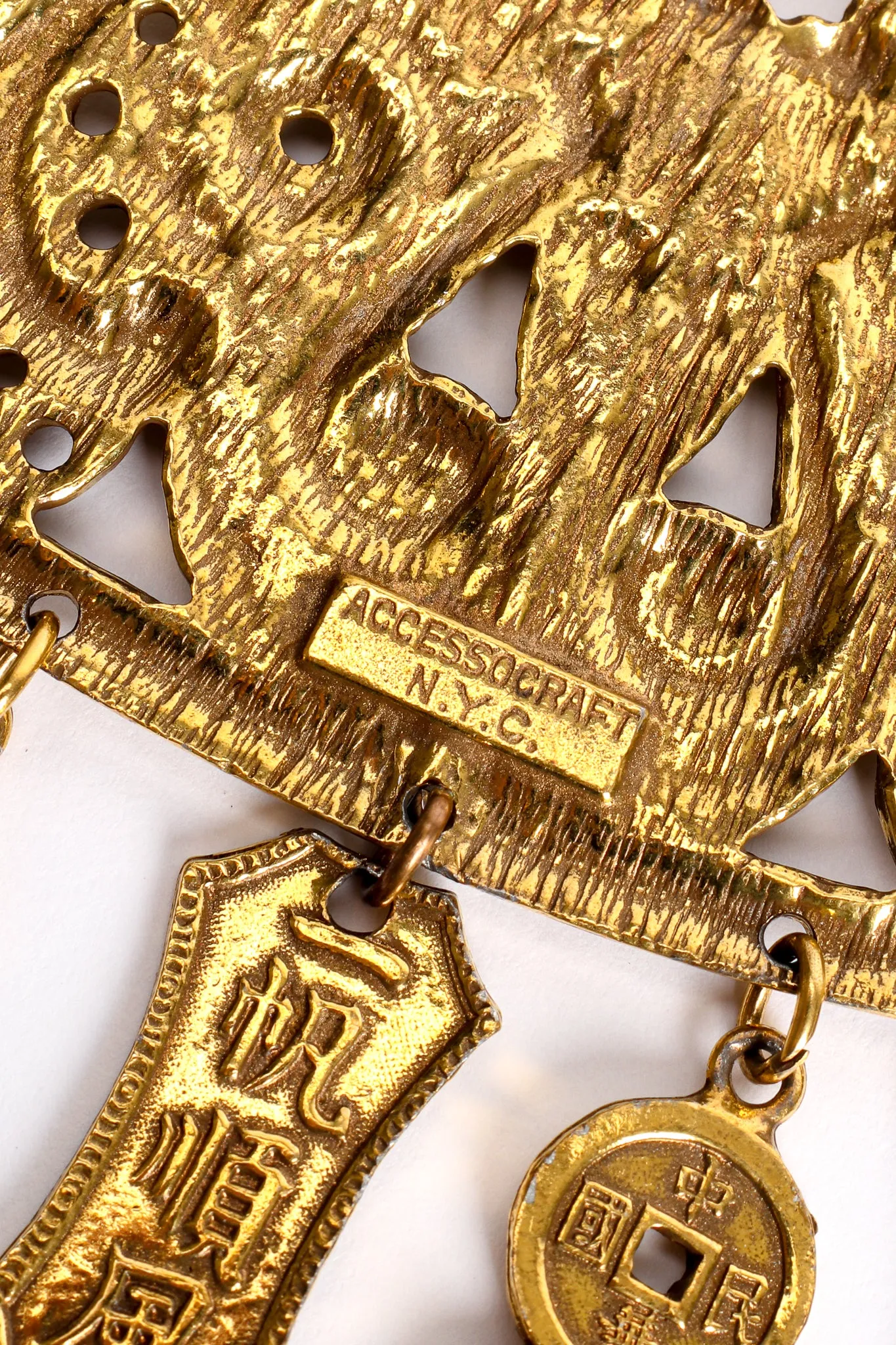 Buddha Scroll Plate Pendant