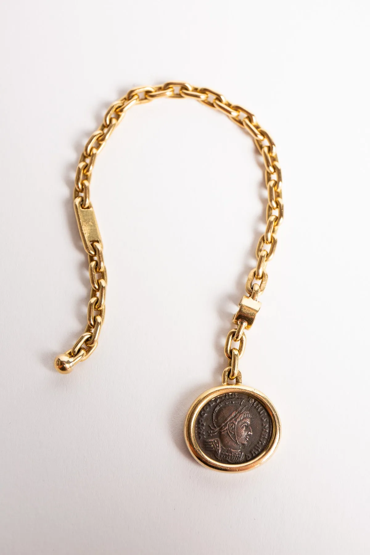 BULGARI | 1970'S ROMAN COIN KEYCHAIN