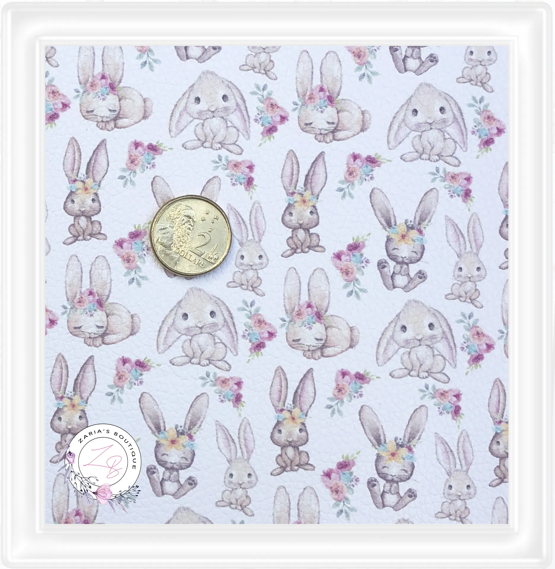 ⋅ Bunnies Galore ⋅ Premium Custom Vegan Faux Leather