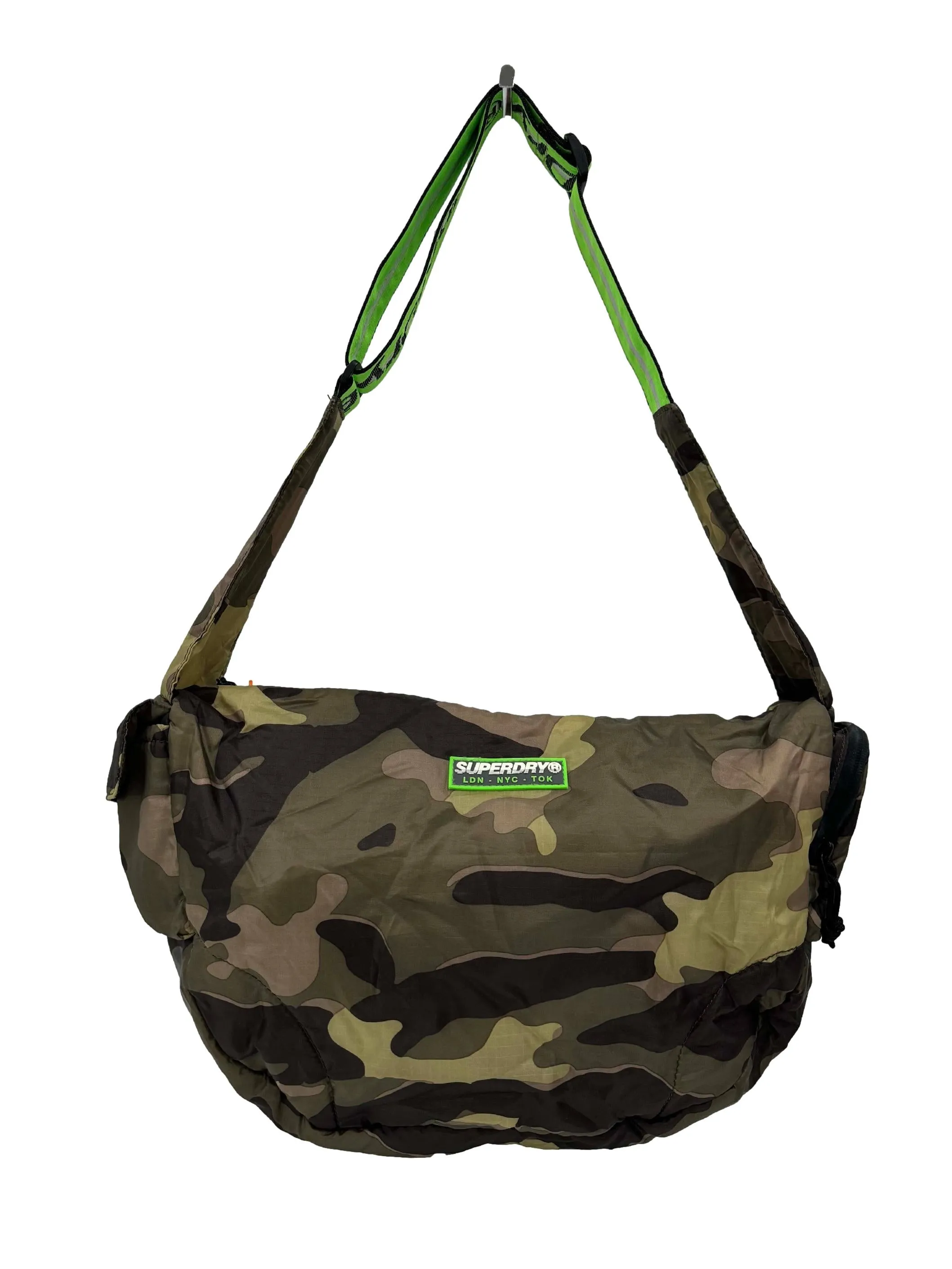 Camo Damon Side Messenger Bag