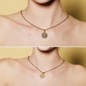 Cancer vintage necklace