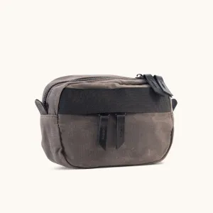 Canyon Crossbody Mini - Slate Grey Waxed Canvas