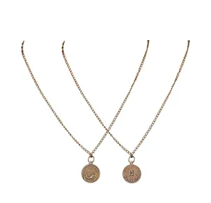 Capricorn vintage necklace