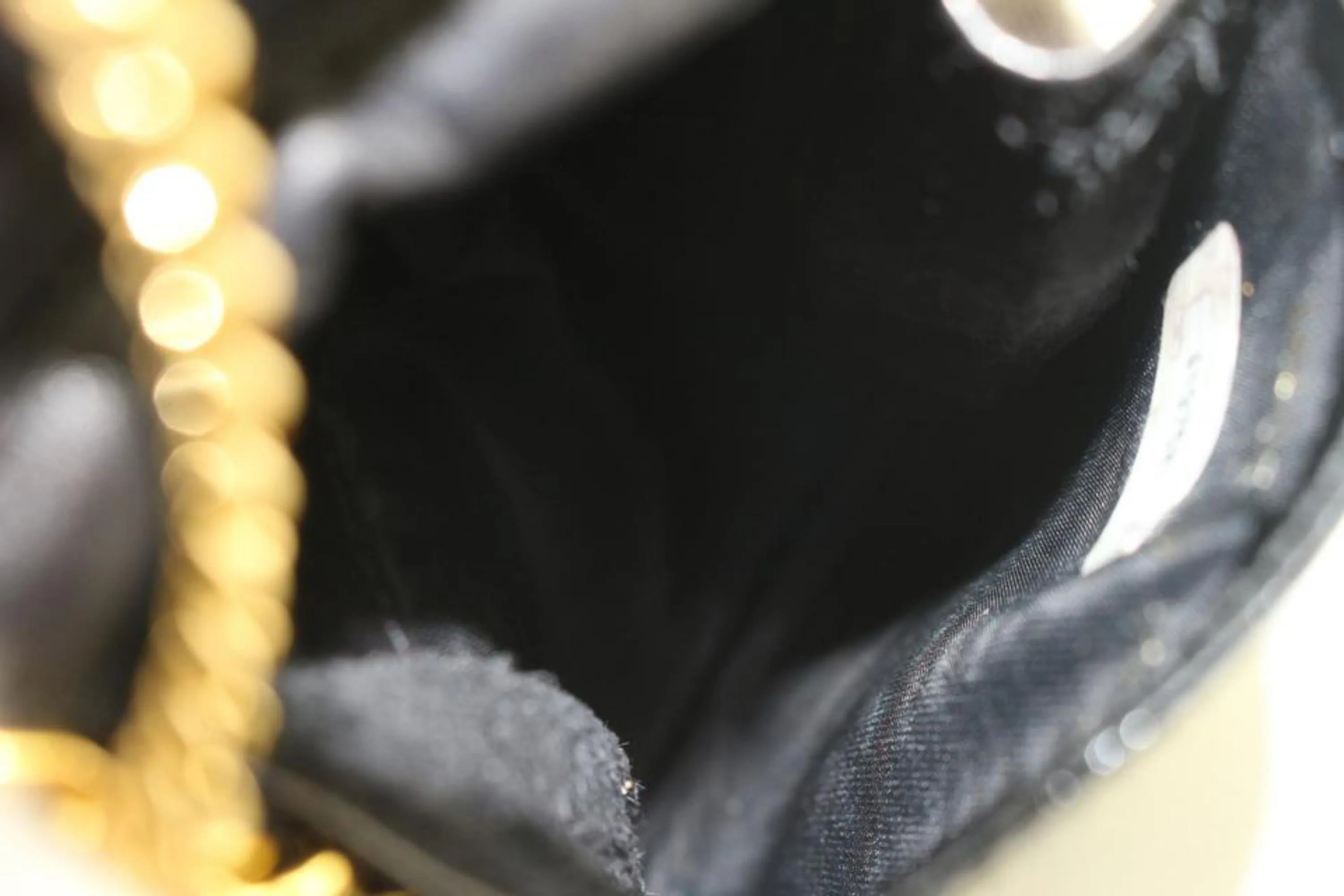 Chanel Black Patent CC Logo Mini Flap Pouch Crossbody 13ck69s