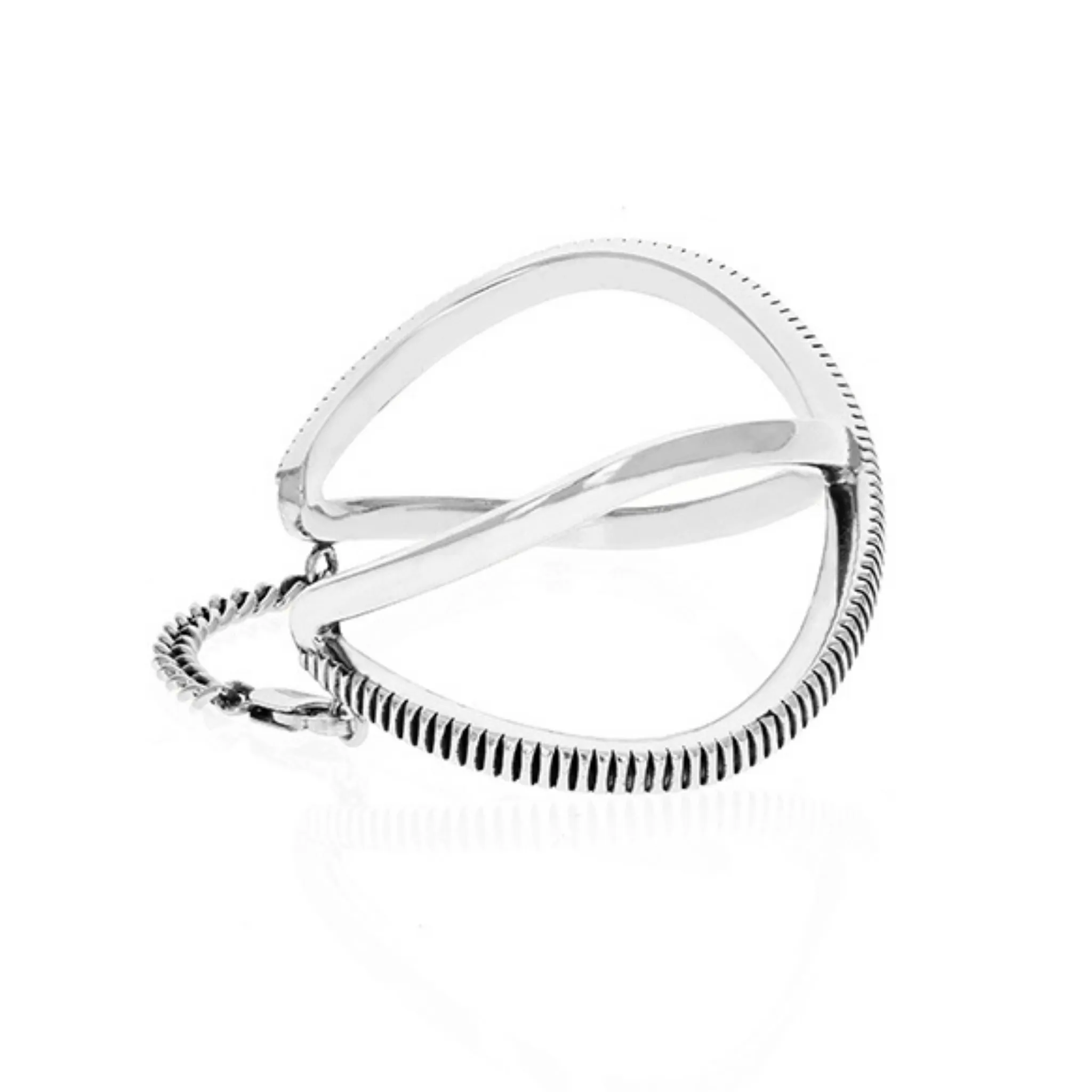 Coin Edge X Cross Cuff