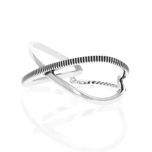 Coin Edge X Cross Cuff
