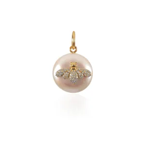 Coin Pearl Charm