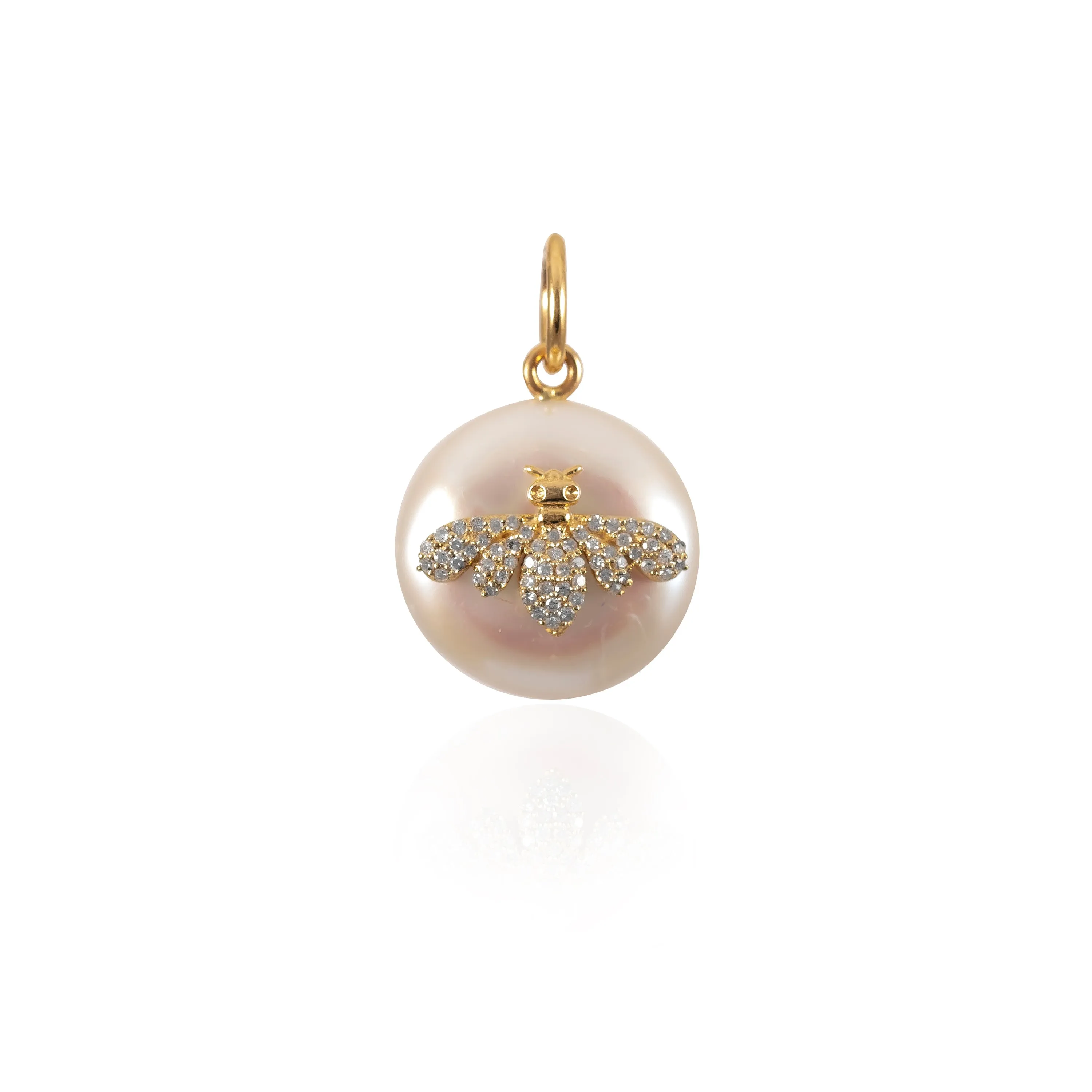 Coin Pearl Charm