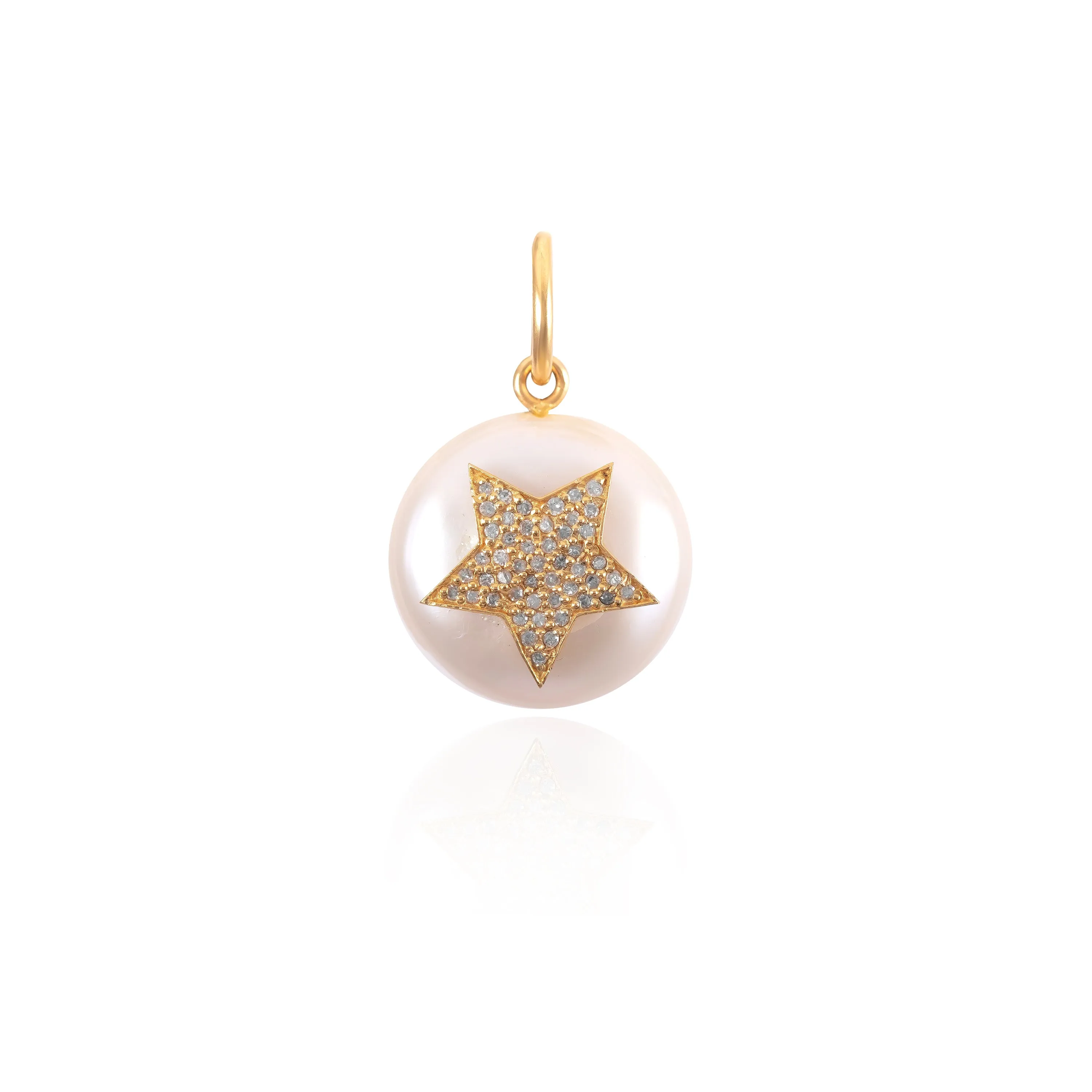Coin Pearl Charm