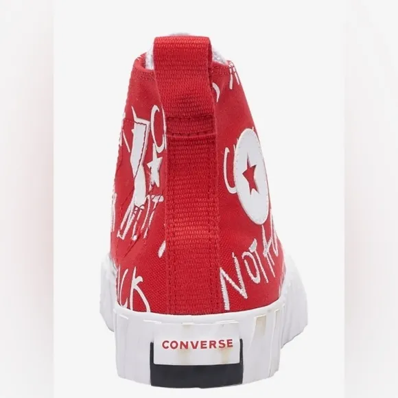 Converse UNT1TL3D Hi Top Not A Chuck Red/White Sneakers size little kids 13