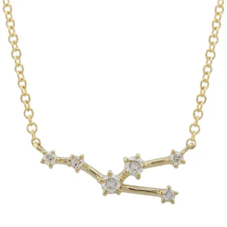 Diamond Zodiac Constellation Necklace