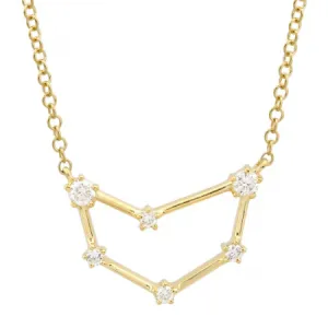 Diamond Zodiac Constellation Necklace