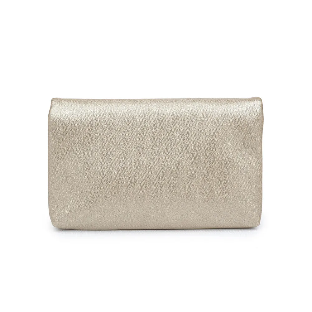 Ember Metallic Clutch
