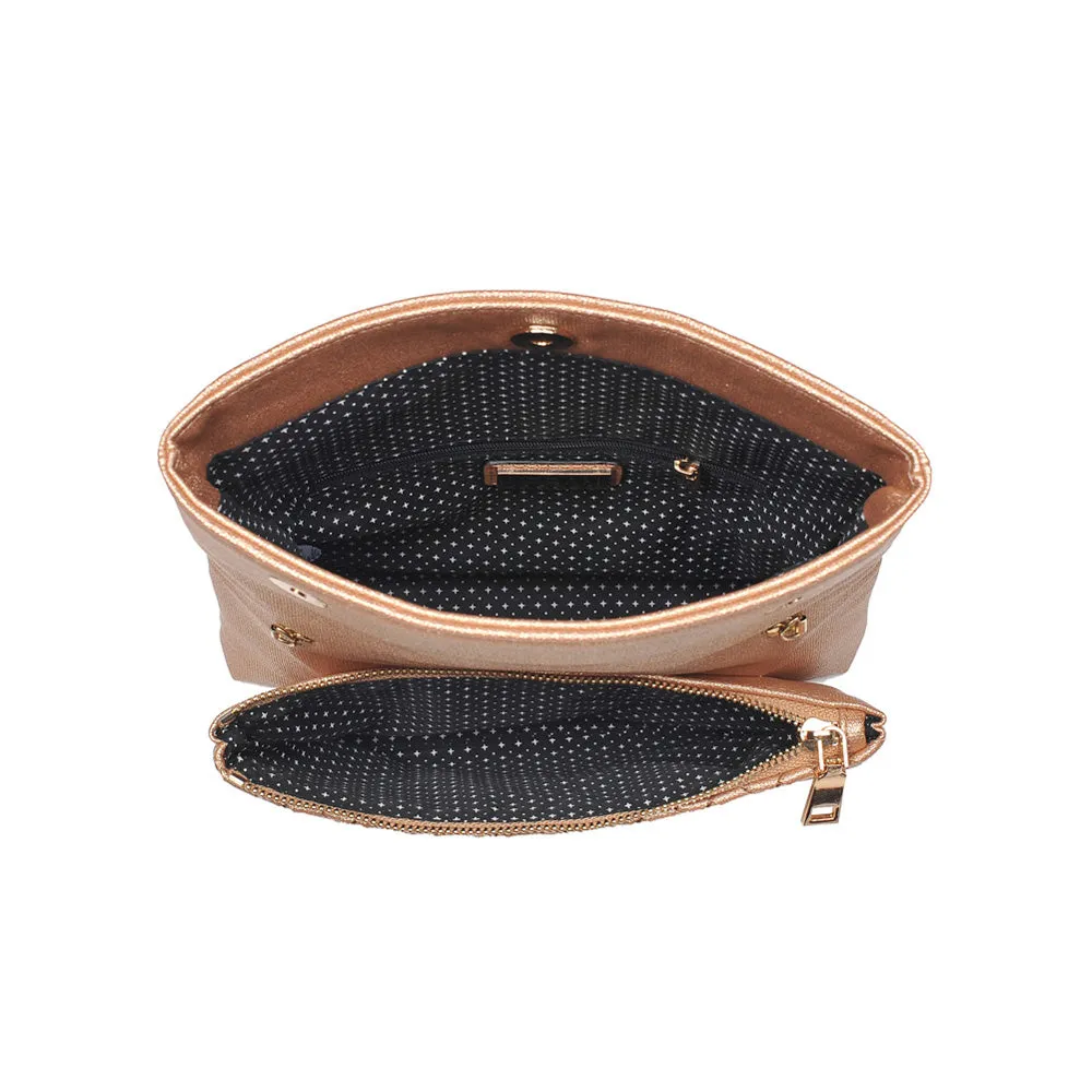 Ember Metallic Clutch
