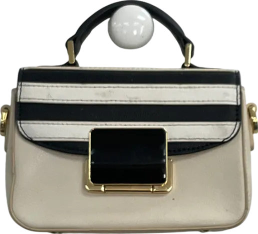 foli foli Cream Monochrome Style Handheld Bag