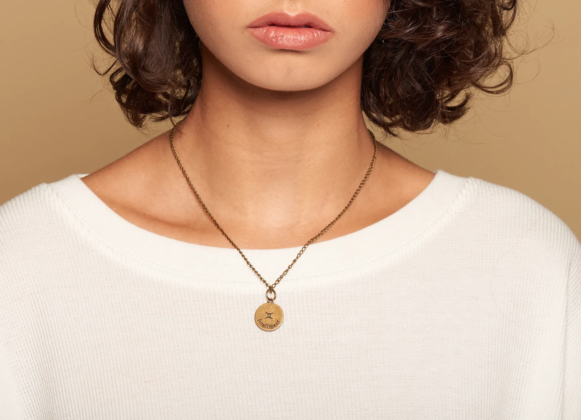 Gemini vintage necklace