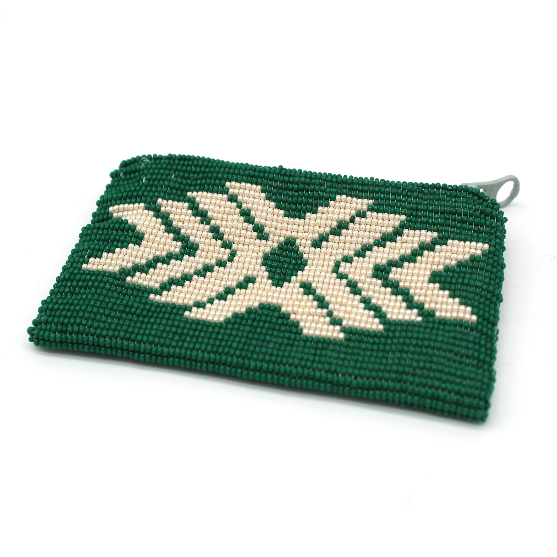 Glass Bead Coin Purse - RABBIT PEARL