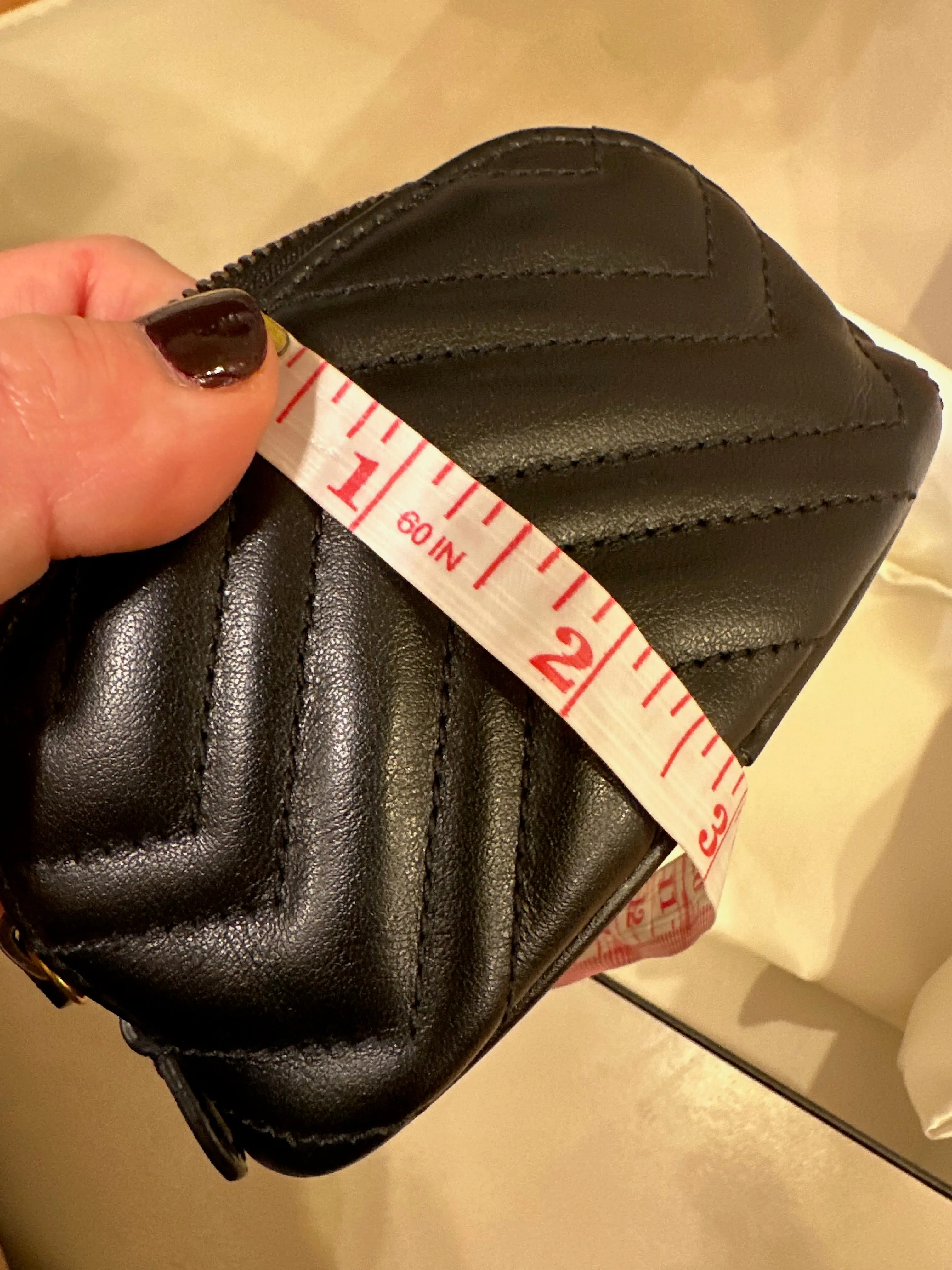 Gucci Marmont Leather Dome Coin Purse