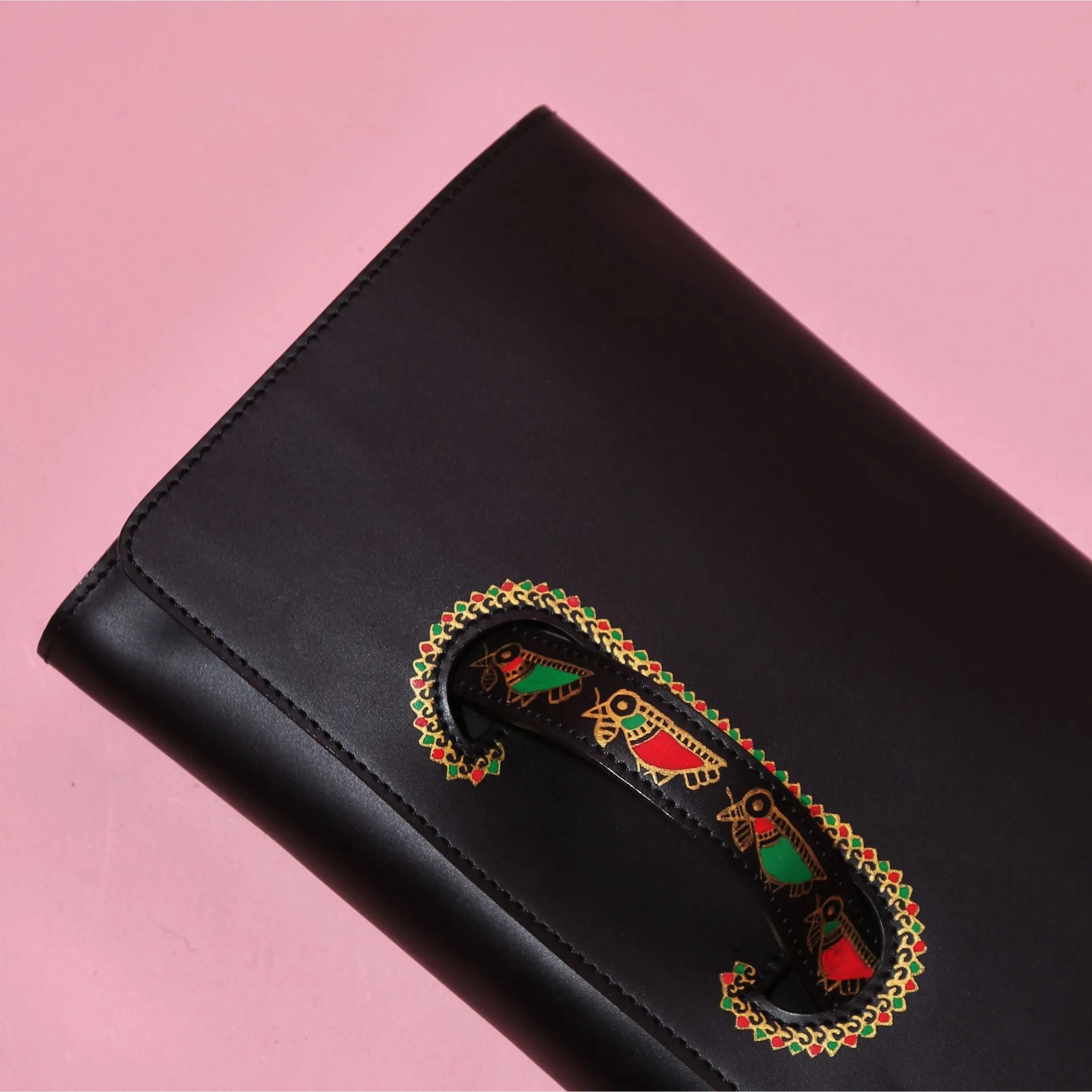 Handheld Envelope Clutch – Black