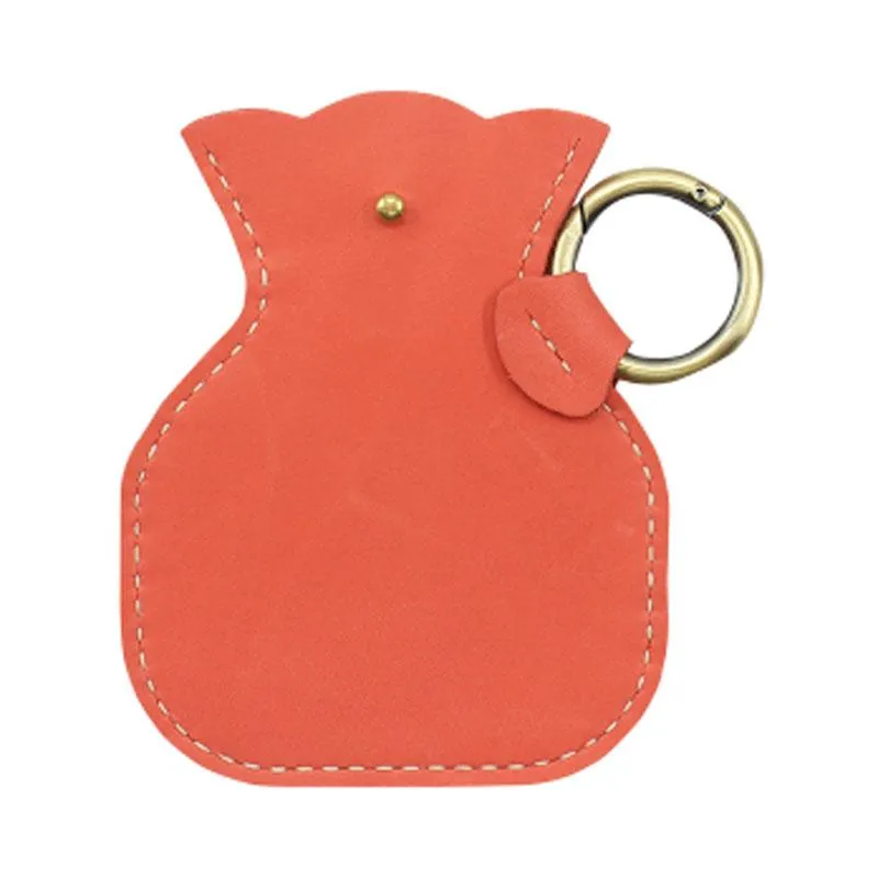 HANDMADE LEATHER CUTE Women Keyring Change Holder Pouch PERSONALIZED MONOGRAMMED GIFT CUSTOM Coin Wallet Holder