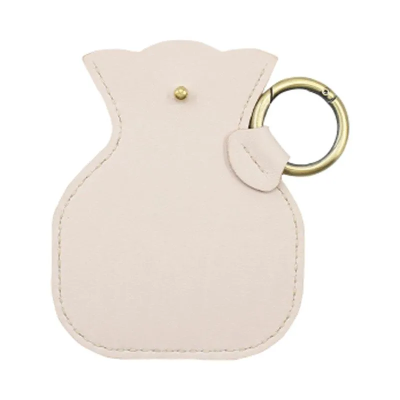 HANDMADE LEATHER CUTE Women Keyring Change Holder Pouch PERSONALIZED MONOGRAMMED GIFT CUSTOM Coin Wallet Holder