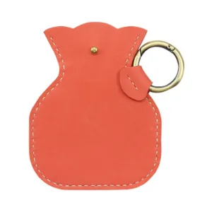 HANDMADE LEATHER CUTE Women Keyring Change Holder Pouch PERSONALIZED MONOGRAMMED GIFT CUSTOM Coin Wallet Holder