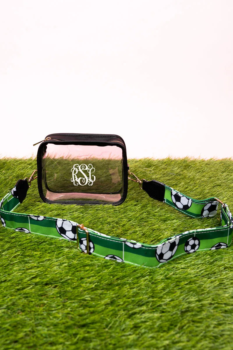 Here For The Goals Strap Clear Stadium Bag