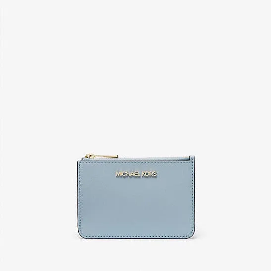 Jet Set Travel Small Saffiano Leather Coin Pouch