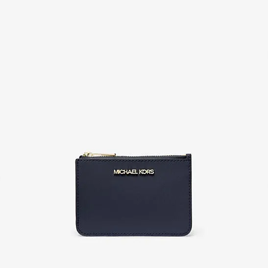 Jet Set Travel Small Saffiano Leather Coin Pouch