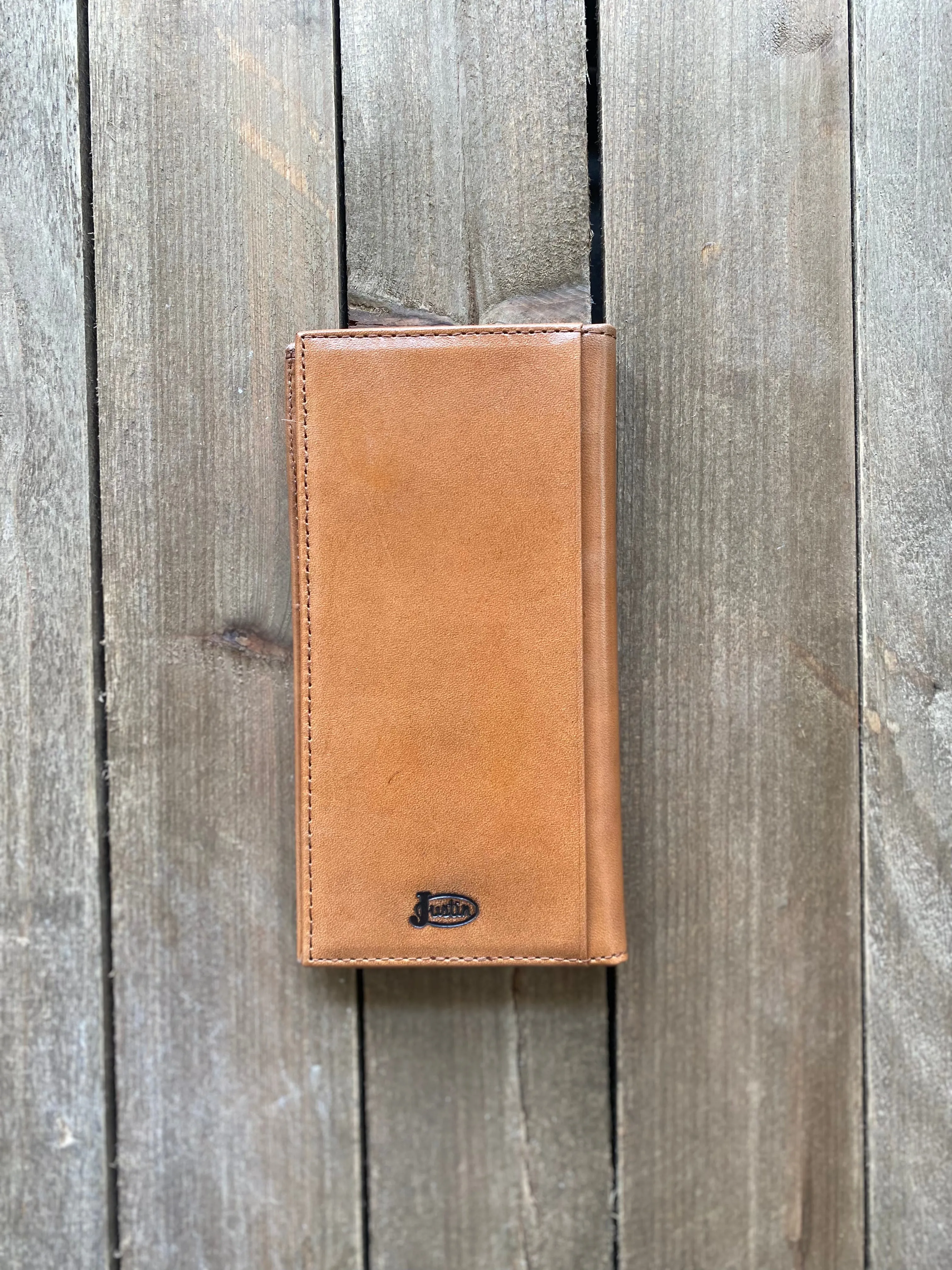 Justin's Rodeo Wallet Brindle Inlay